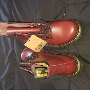Women's Dr. Martens 1460 Burgundy Boots